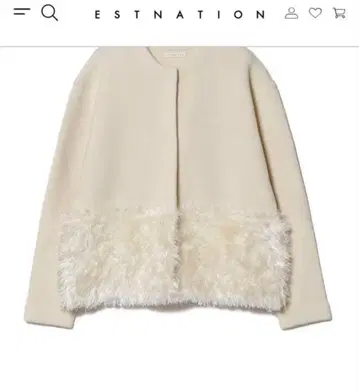 에스트네이션 퍼 니트 가디건