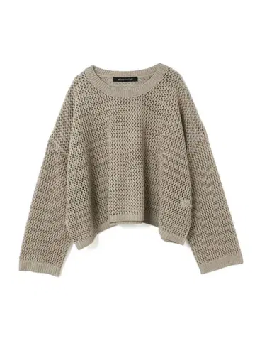 mizuiro ind 메쉬 크루넥 풀오버