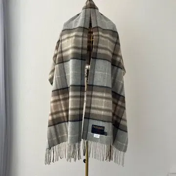 TWEED MILL(트위드밀) 체크 스톨