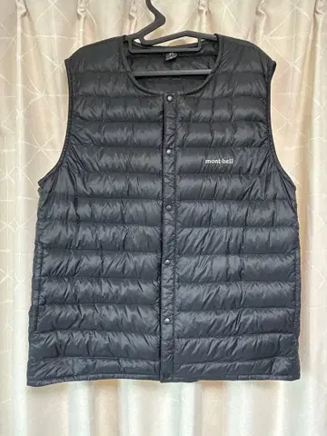 mont-bell XL 블랙 다운 베스트