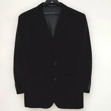 컨디션 최상 블랙 코듀로이 테일러드 자켓 프리미엄 코튼 XL