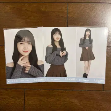 쿠보 시오리 오프숄더 니트 브로마이드 컴프 노기자카46