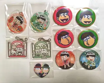 오소마츠 6쌍둥이 캔뱃지 아크릴 키링 오소마츠 쵸로마츠