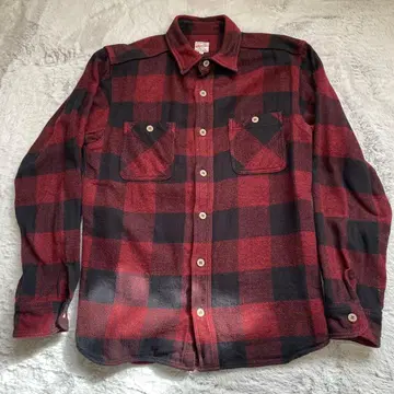 Momotaro Jeans 체크 무늬 플란넬 셔츠 사이즈 40 L 사이즈