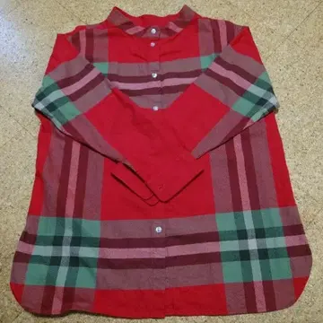 [ BEAMS BOY ] 체크 무늬 코튼 셔츠