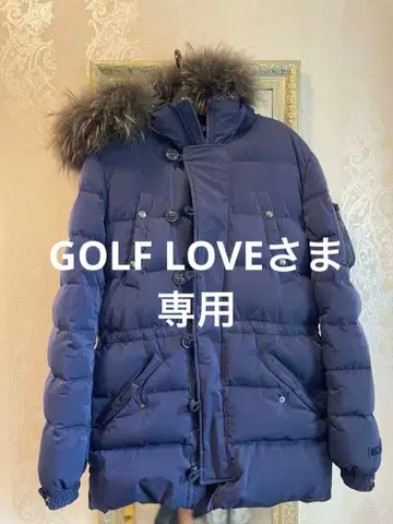 TATRAS 네이비 다운 자켓 퍼 포함