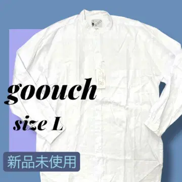 [새상품] goouch 100% 린넨 화이트 긴팔 셔츠 L 사이즈
