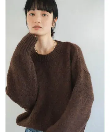 Ungrid 컬러 모헤어 혼방 루즈 니트