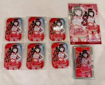 쿠로사와 다이아  캔뱃지 브로마이드 라메 스틱 키링