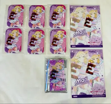 오하라 마리  캔뱃지 브로마이드 라메 스틱 키링