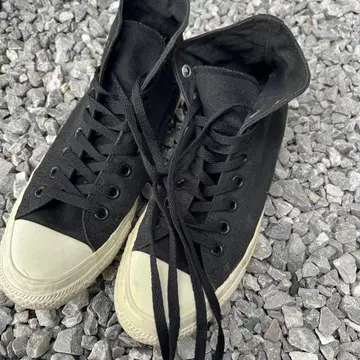 올스타 블랙 하이컷 스니커즈