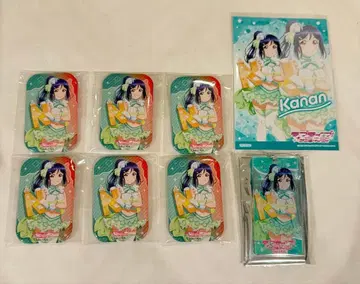 마츠우라 카난 코이아쿠 캔뱃지 브로마이드 라메 스틱 키링