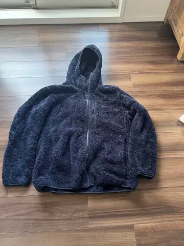 유니클로 방풍 보아 플리스 후드티