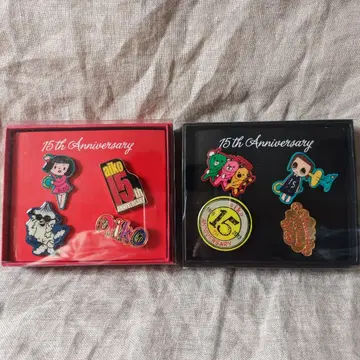 aiko 15th 오리지널 핀즈 빨간색 & 블랙