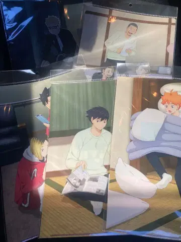 하이큐 결전 전야 이온 페어 클리어 파일 컴플리트 세트