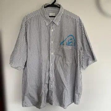 유니폼 익스페리먼트 소프넷 사이즈 3 스트라이프 반팔 셔츠 L