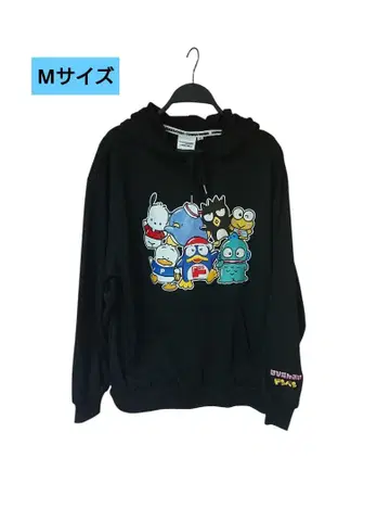[ 새상품 ] 산리오 캐릭터 & 돈펜 콜라보 후드티 M 사이즈 블랙
