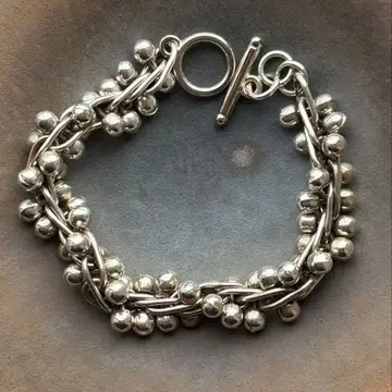 레어 멕시코제 MEXICO VINTAGE DNA 팔찌 925