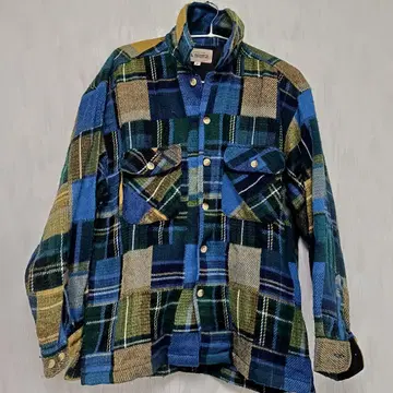 90s Mc.BRIDGE 플란넬 체크 셔츠 빈티지 구제 의류