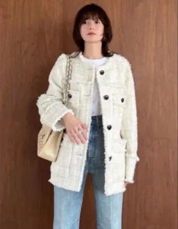 clane NO COLOR TWEED JACKET 클라네 자켓