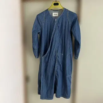 zucca 데님 커버올 롱 기장