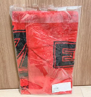 야자와 에이요시 타월 FT 로고 레드 블랙 미개봉