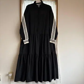 블랙 티어드 원피스