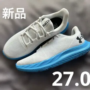 언더아머 스니커즈 화이트/블루