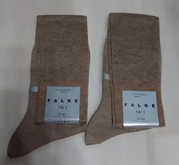 FALKE No. 1 캐시미어 하이삭스 39-40 베이지