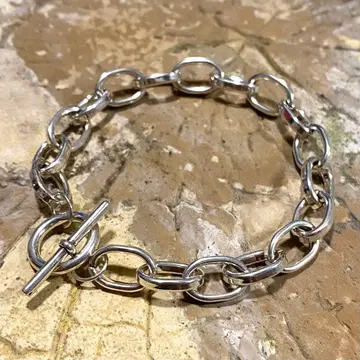 하드웨어 만텔 실버925 팔찌 체인 w156