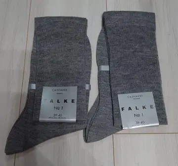 FALKE No 1 캐시미어 하이삭스 39-40 그레이
