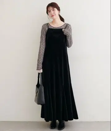 natural couture 멀티 리본 머메이드 원피스