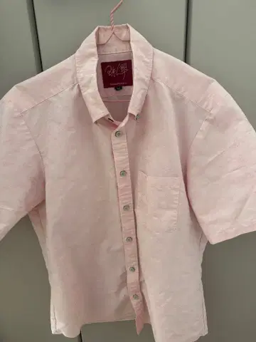 San-A 핑크 반팔 셔츠