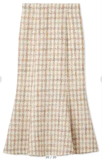 셀포드 트위드 머메이드 스커트 믹스 스커트 트위드