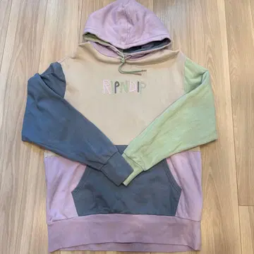 RIPNDIP 컬러풀 후드 맨투맨