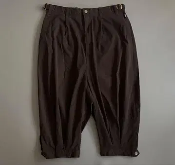 glamb 그램 크롭 팬츠 사루엘 블랙 L 사이즈 이지 팬츠