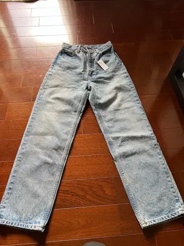 ai no de 라이트 블루 스트레이트 데님