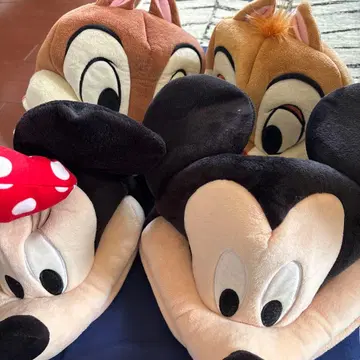 디즈니 캐릭터 모자 봉제 인형