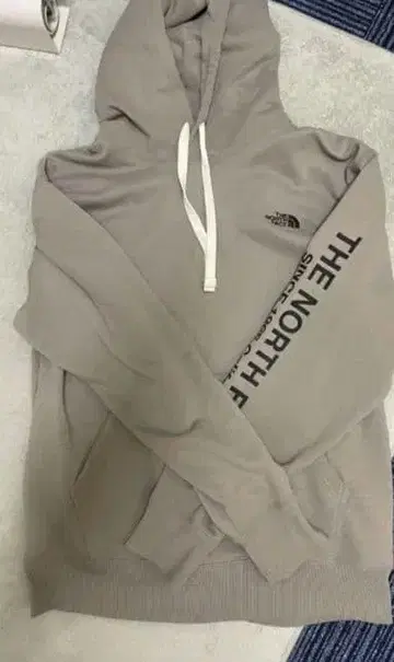 THE NORTH FACE 그레이 후드티 맨투맨