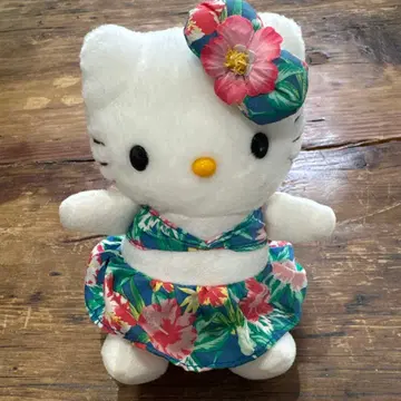 레어 키티 봉제 인형 헤이세이 레트로 하이비스커스