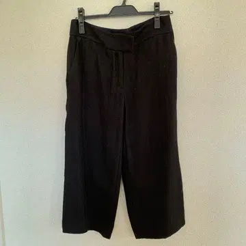 Demi-Luxe BEAMS 블랙 와이드 팬츠 38