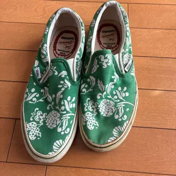 VANS Duke Kahanamoku Surfers 슬립온 그린 컬러