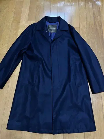 매킨토시 스텐카라 코트 울 던켈드 네이비 사이즈 40