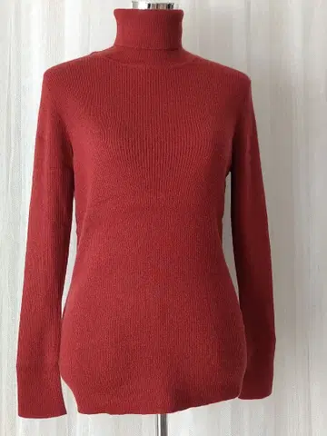 2장 세트 UNIQLO 3XL 와인과 그레이 터틀넥