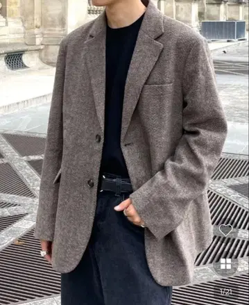 clutch 울 헤링본 자켓 nugu P000KALL 타카미츠