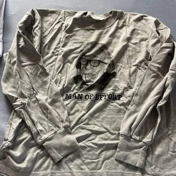 Oblada MAN OF EFFORT 긴팔 티셔츠 그레이