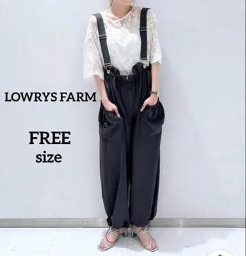[ 새상품급 ] LOWRYS FARM 허리 프릴 살로펫