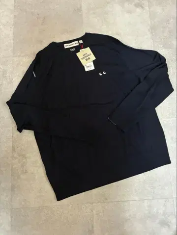 UNIQLO 안야 힌드마치 메리노 크루넥 스웨터 XL 네이비