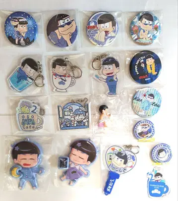 오소마츠 6쌍둥이 캔뱃지 아크릴 키링 카라마츠