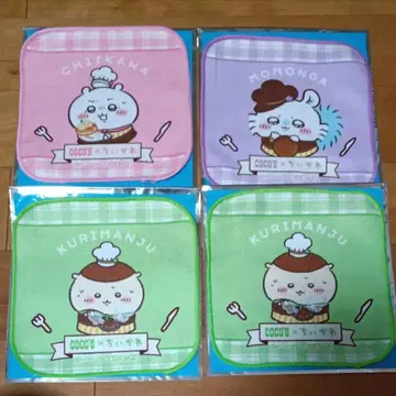코코스 x 치이카와 미니 타월 치이카와 모몽가 밤만쥬 세트